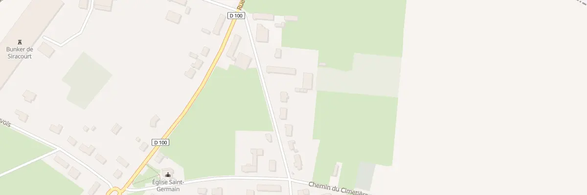 Plan du 9 Rue de la Chapelle à Siracourt
