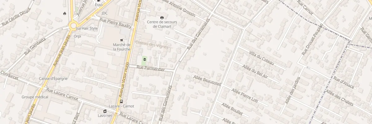 Plan du 34 Rue des Garrements à Clamart