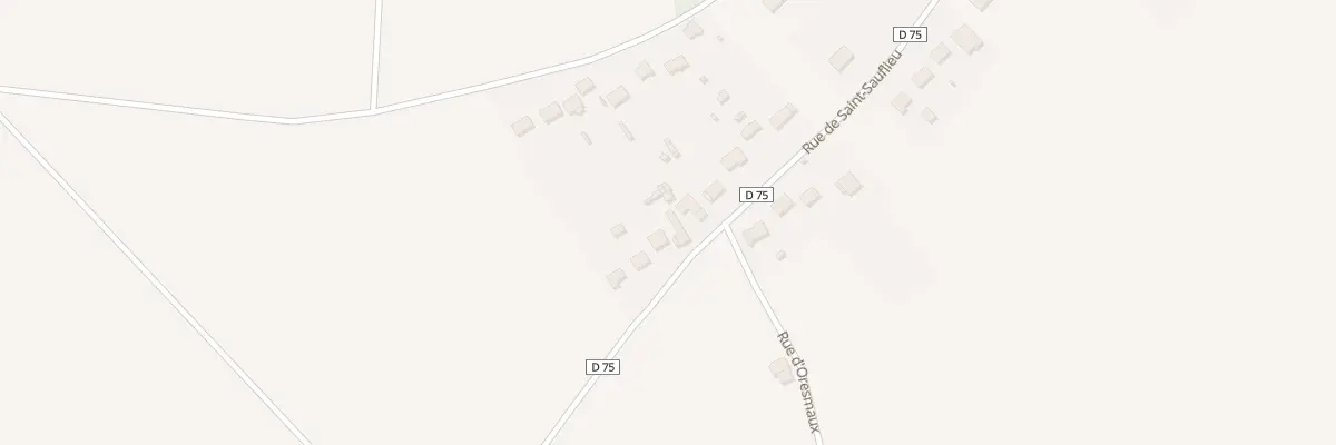 Plan du 46 Rue de Saint - Sauflieu à Rumigny