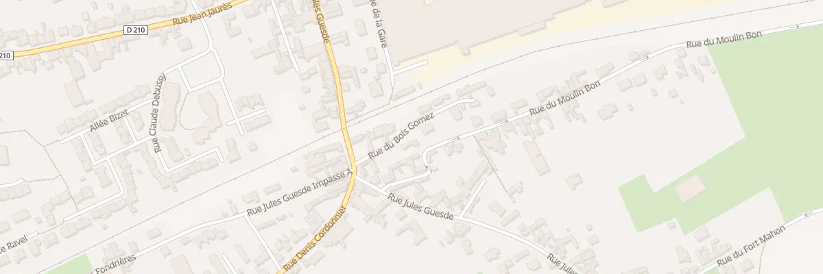 Plan du 7 Rue du Moulin Bon à Blendecques
