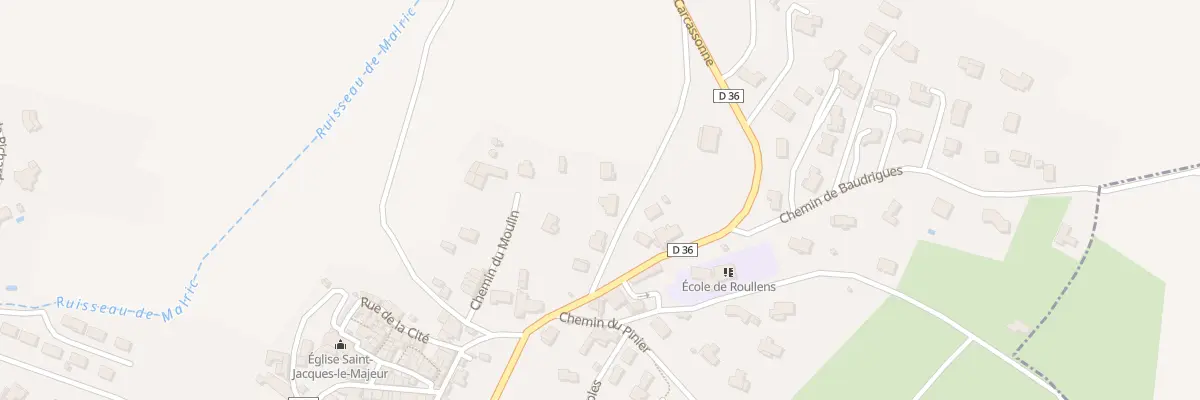 Plan du 7 Che de la Ville à Roullens