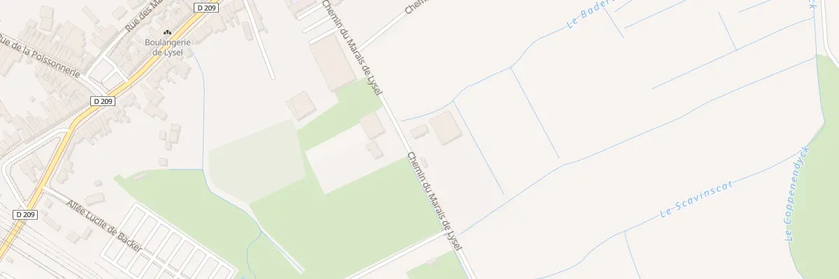 Plan du 9174 Che du Marais de Lyzel à Saint-Omer