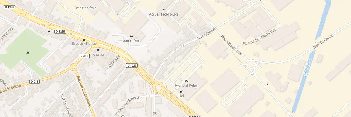 Plan du 40 Rue Maberly à Amiens
