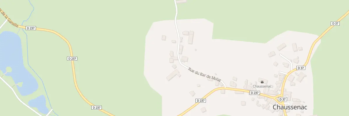Plan du 5086 Le Bourg à Chaussenac
