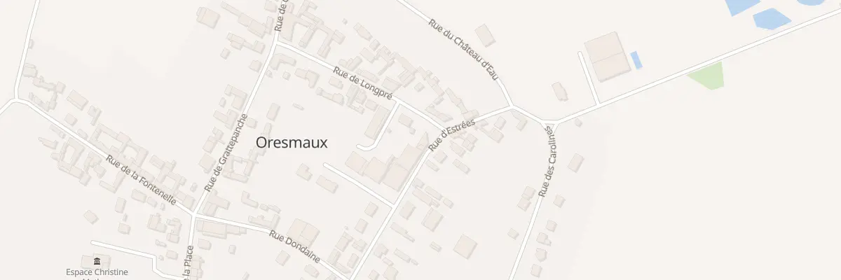 Plan du 1 Rue de Longpré à Oresmaux