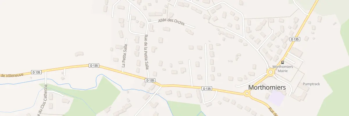 Plan du 12 Rte de Villeneuve à Morthomiers
