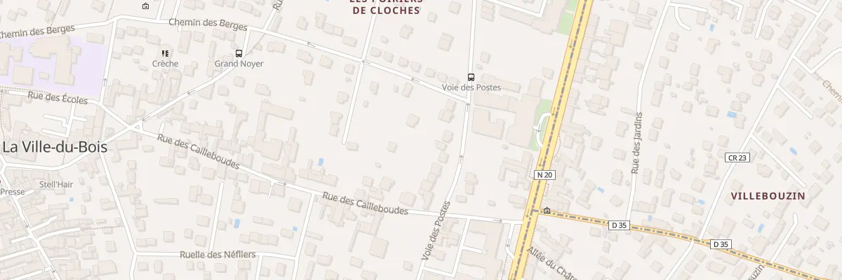 Plan du 47 Voie des Postes à La Ville-du-Bois