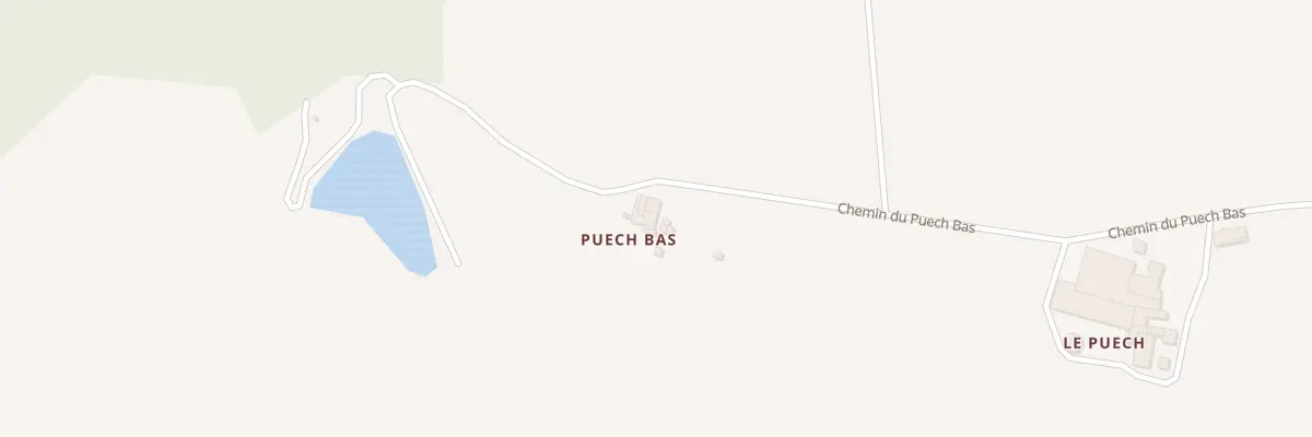 Plan du 705 Che du Puech Bas à Bellegarde-Marsal