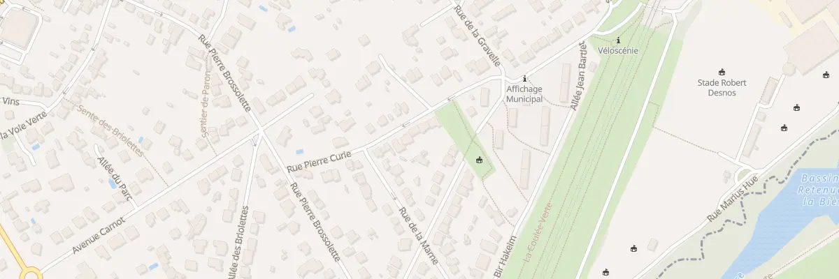Plan du 14 Rue Marie et Pierre Curie à Verrières-le-Buisson