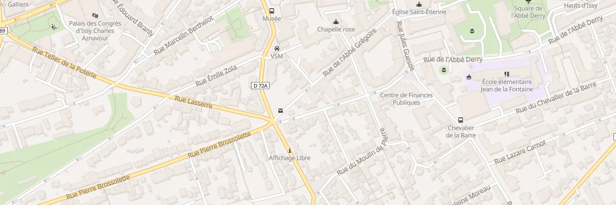 Plan du 19 Rue l’Abbe Gregoire à Issy-les-Moulineaux