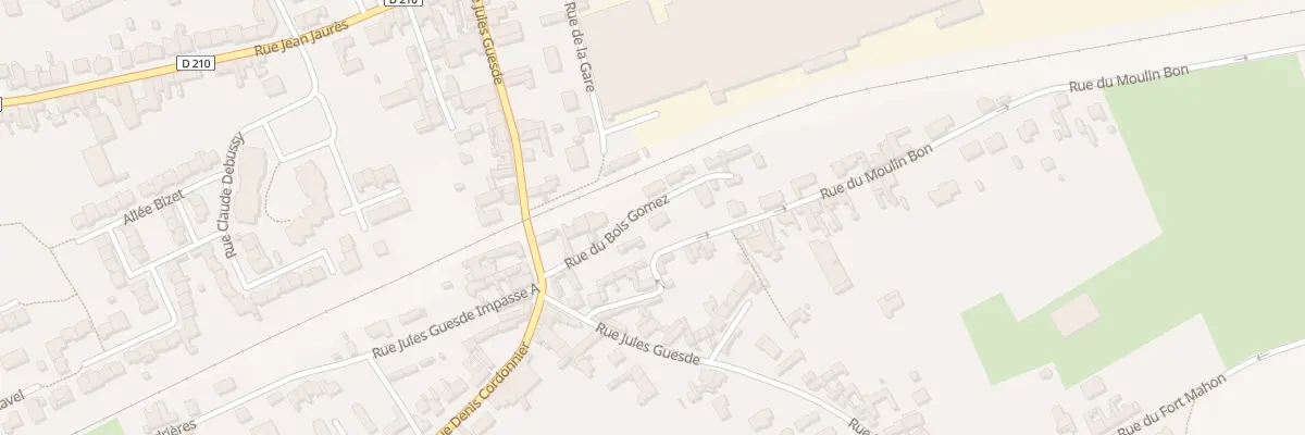 Plan du 8 Rue du Bois Gomez à Blendecques