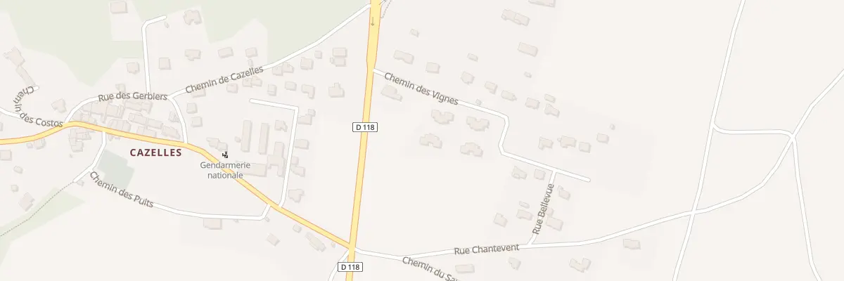Plan du 3 Imp des Pyrenees à Cuxac-Cabardès