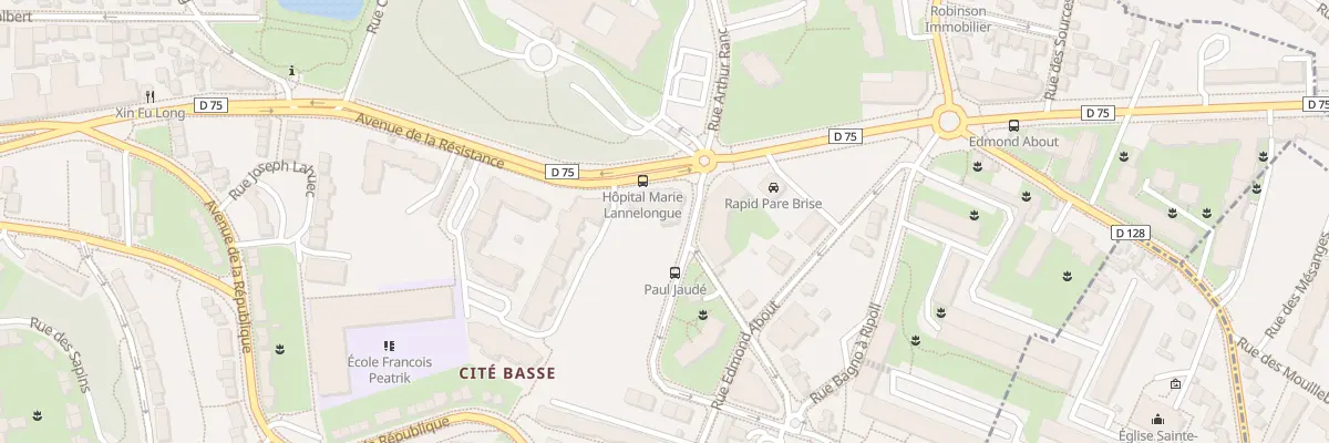 Plan du 2 Rue de Sceaux au Plessis-Robinson