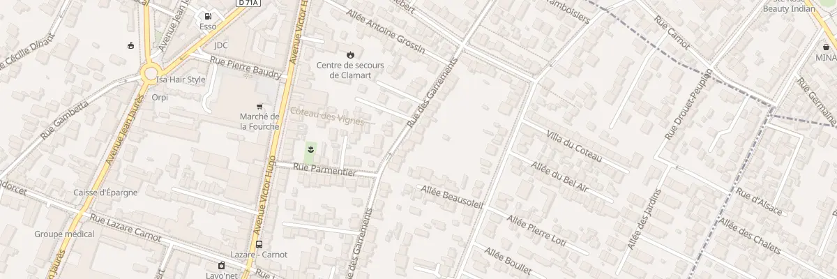 Plan du 40 Rue des Garrements à Clamart
