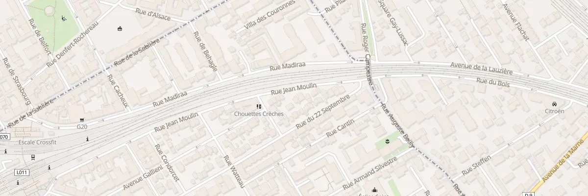 Plan du 32B Rue Jean Moulin à Courbevoie
