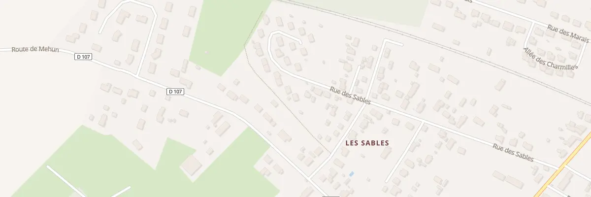 Plan du 71 Rue des Sables à Marmagne