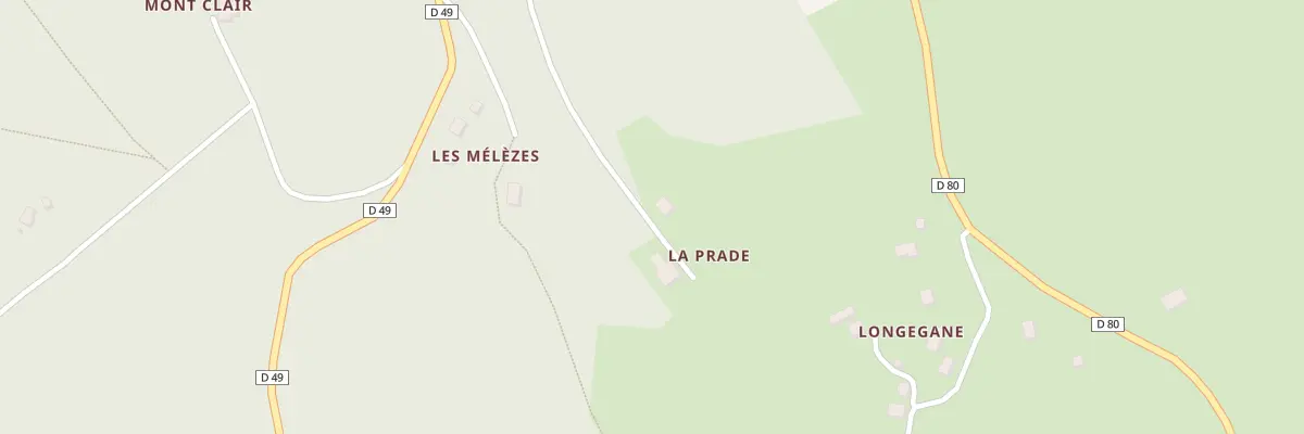 Plan du 1 La Gare à Saint-Pardoux-le-Vieux