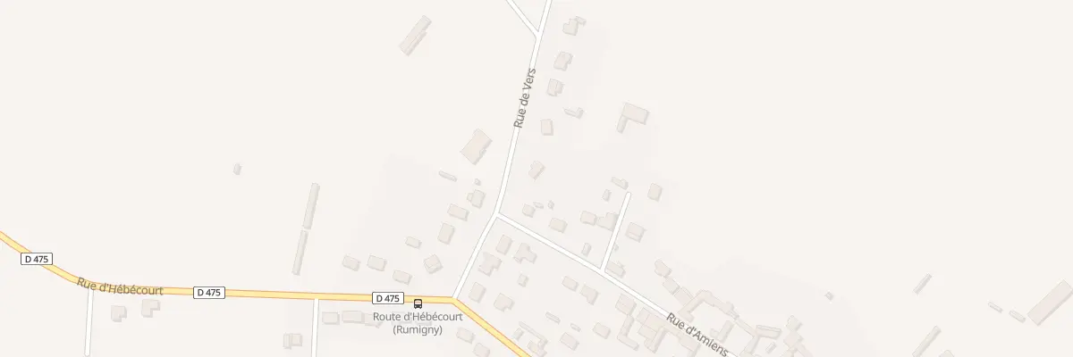 Plan du 8 Rue de Vers à Rumigny