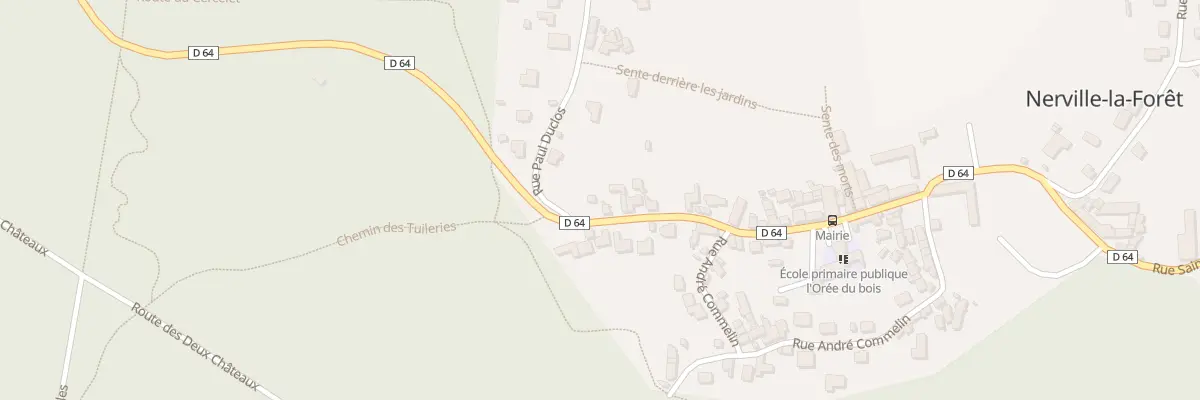 Plan du 3 Rue Saint Claude à Nerville-la-Forêt