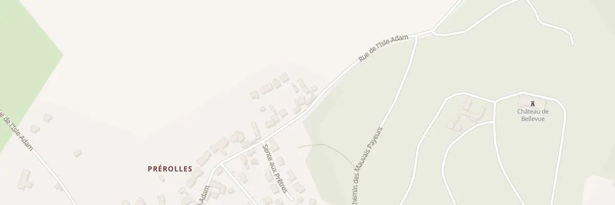 Plan du 47 Rue de l’Isle Adam à Presles