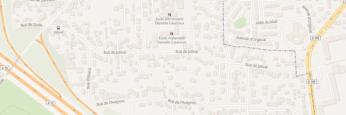 Plan du 58 Rue de Jolival à Argenteuil
