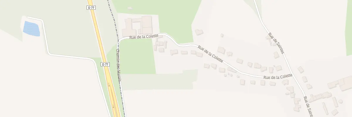 Plan du 313 Rue de la Colette à Heuringhem