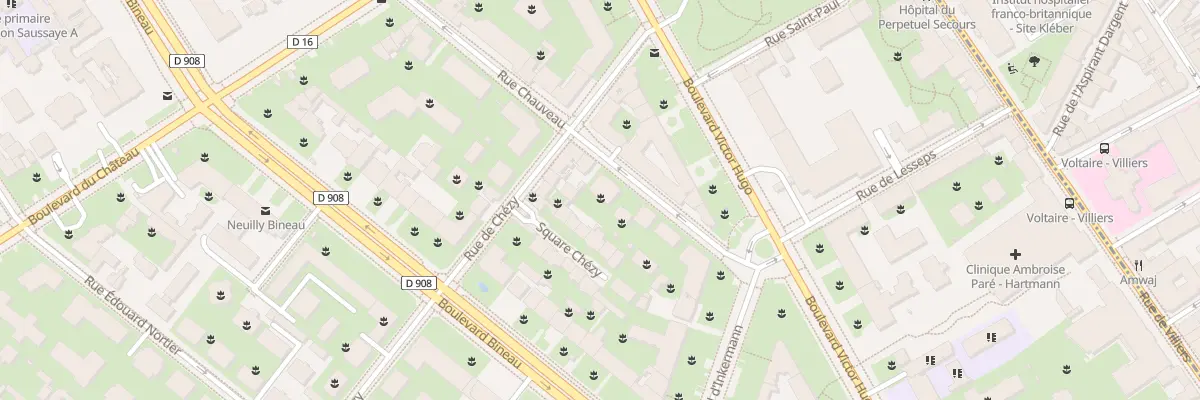 Plan du 15 Rue Chauveau à Neuilly-sur-Seine