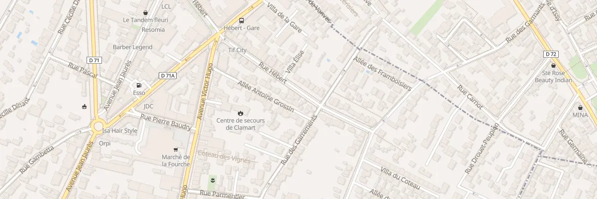 Plan du 46 Rue Hébert à Clamart