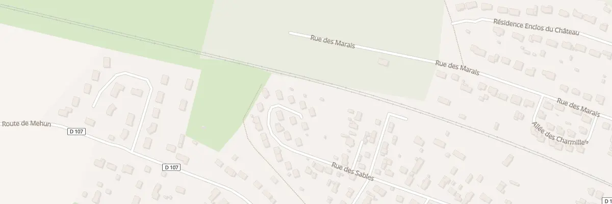 Plan du 86 Rue des Sables à Marmagne