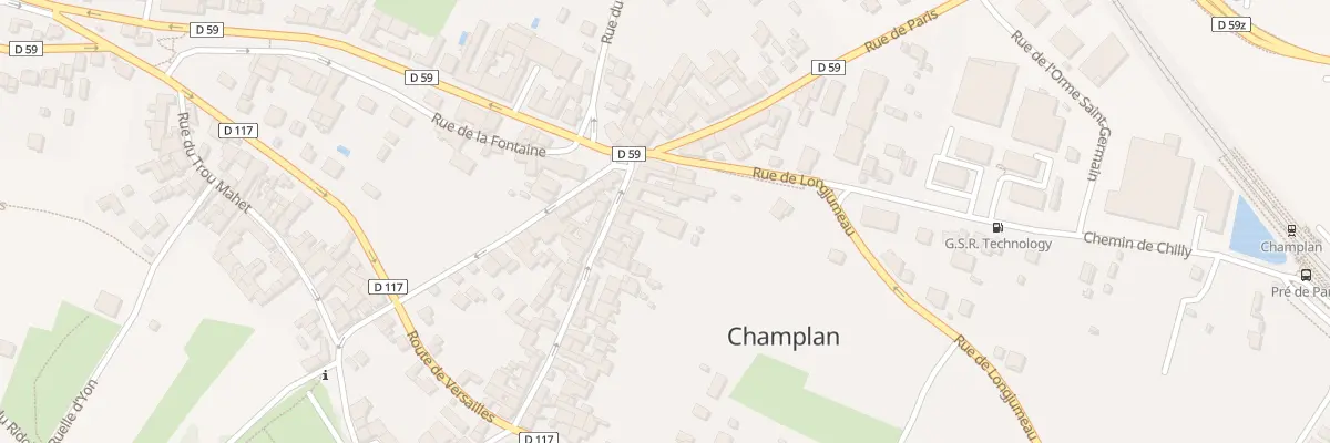 Plan du 7B Rue de la Division Leclerc à Champlan