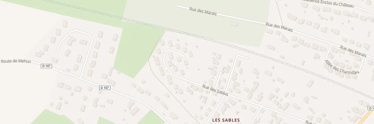 Plan du 82 Rue des Sables à Marmagne