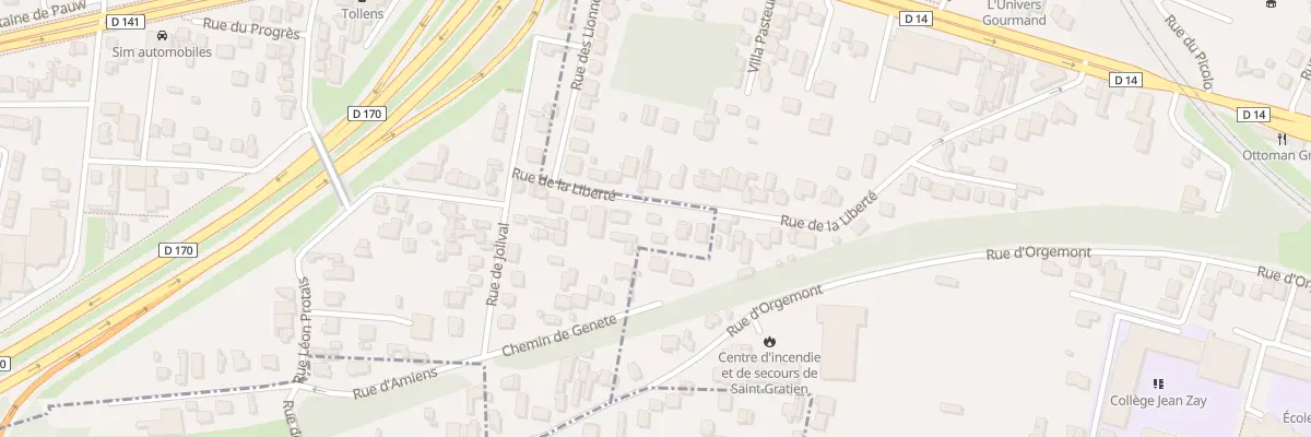 Plan du 28 Rue Robert Vermassen à Sannois