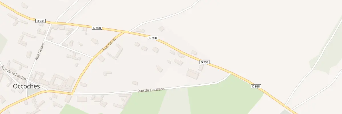 Plan du 93 Rte d’Auxi à Occoches