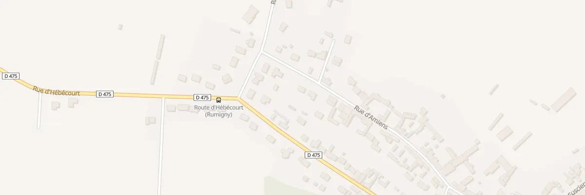 Plan du 35 Rue d’Amiens à Rumigny