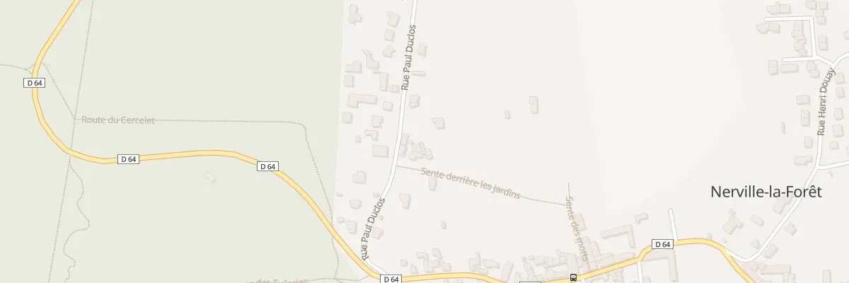 Plan du 17 Rue Paul Duclos à Nerville-la-Forêt