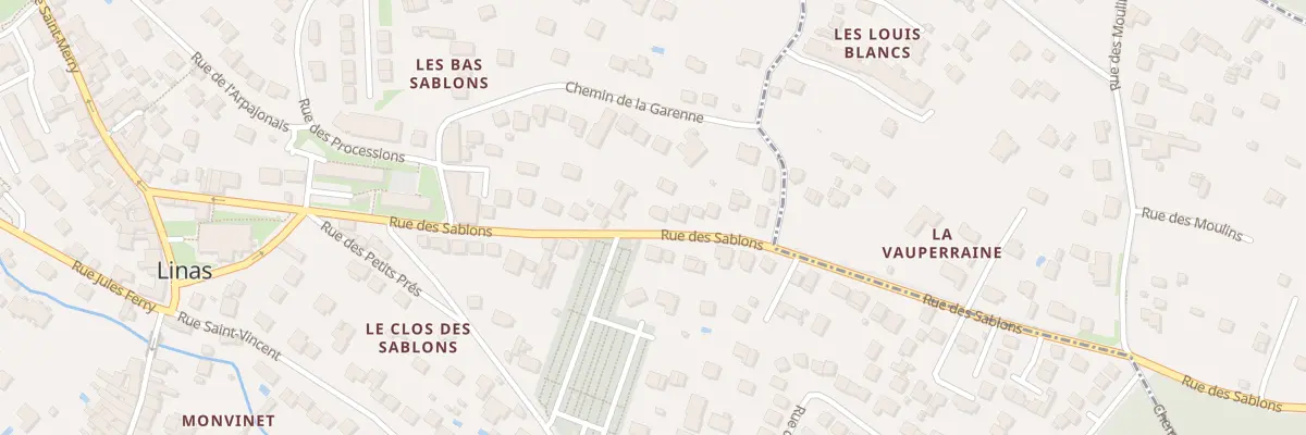 Plan du 35 Rue des Sablons à Linas