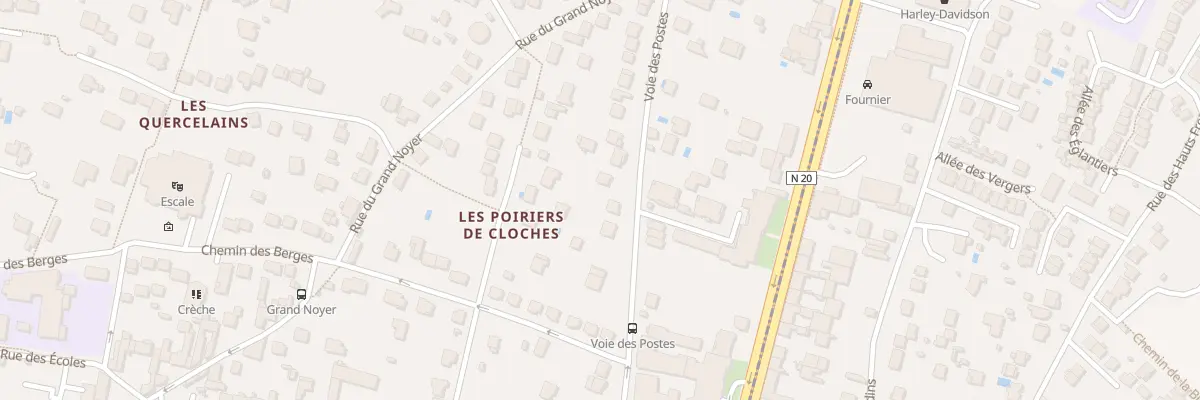 Plan du 71 Voie des Postes à La Ville-du-Bois
