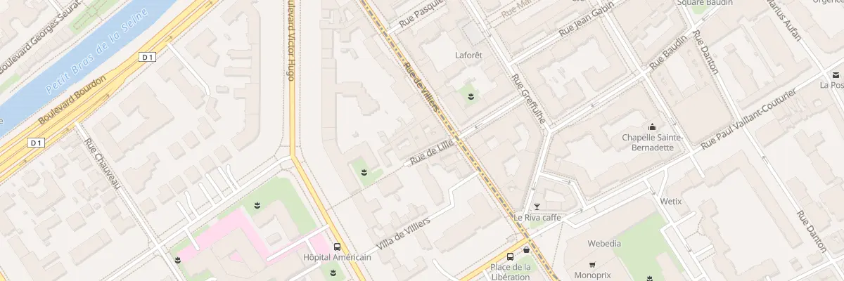 Plan du 4 Rue de Lille à Neuilly-sur-Seine