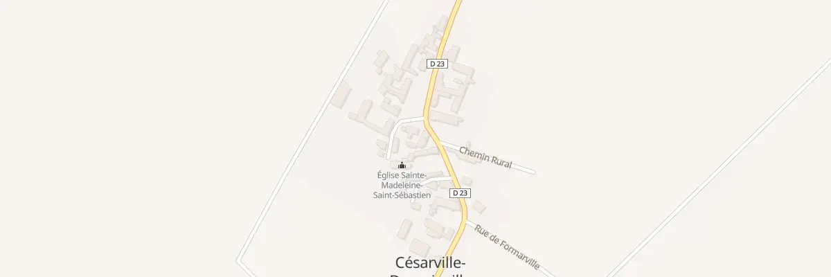 Plan du 19 Rue des Géraniums à Césarville-Dossainville