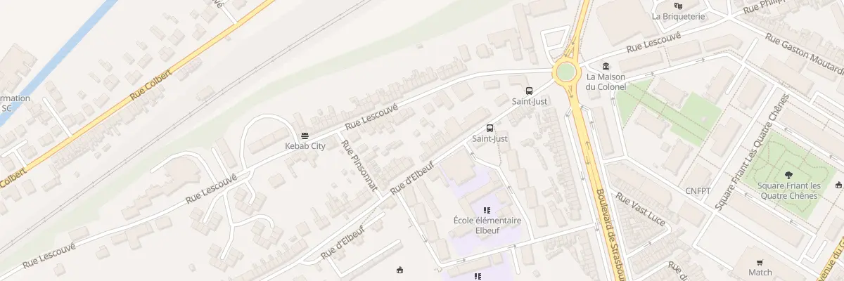 Plan du 54 Rue d’Elbeuf à Amiens