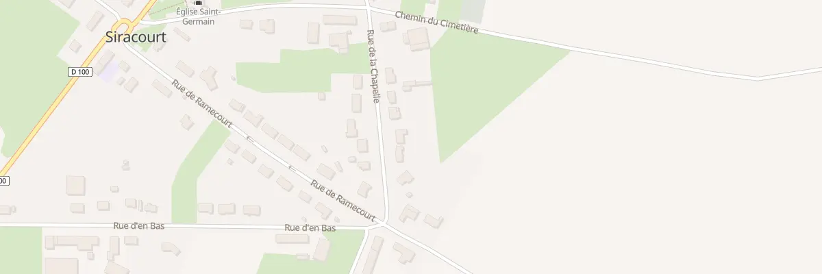 Plan du 27 Rue de la Chapelle à Siracourt