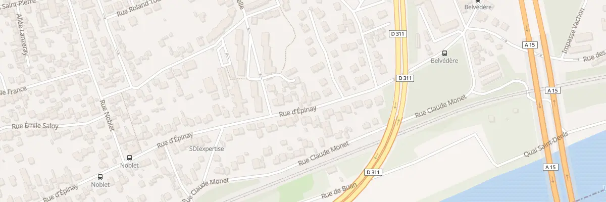 Plan du 175 Rue d’Epinay à Argenteuil