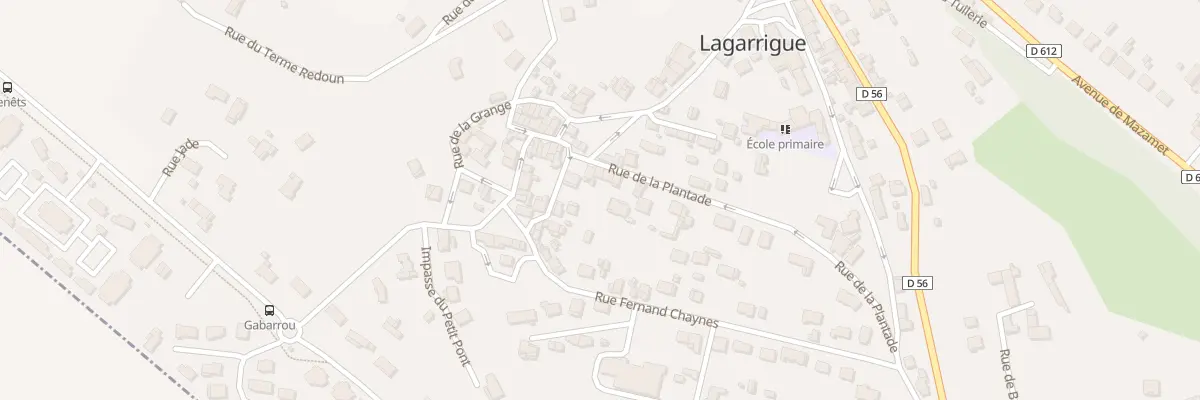 Plan du 6 Rue de la Plantade à Lagarrigue