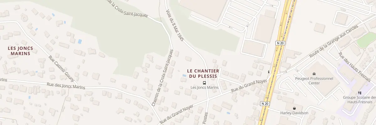 Plan du 6B Che de la Croix Saint Jacques à La Ville-du-Bois