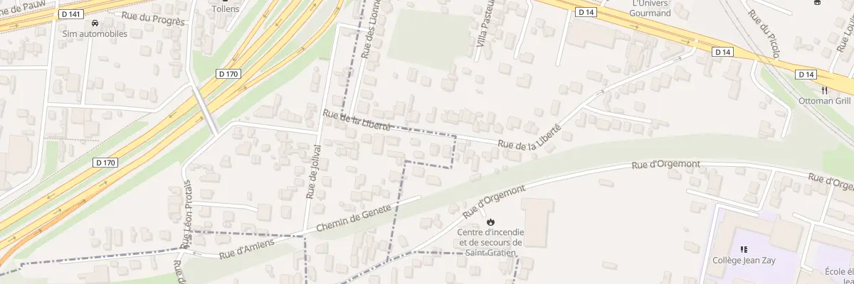 Plan du 30 Rue Robert Vermassen à Sannois