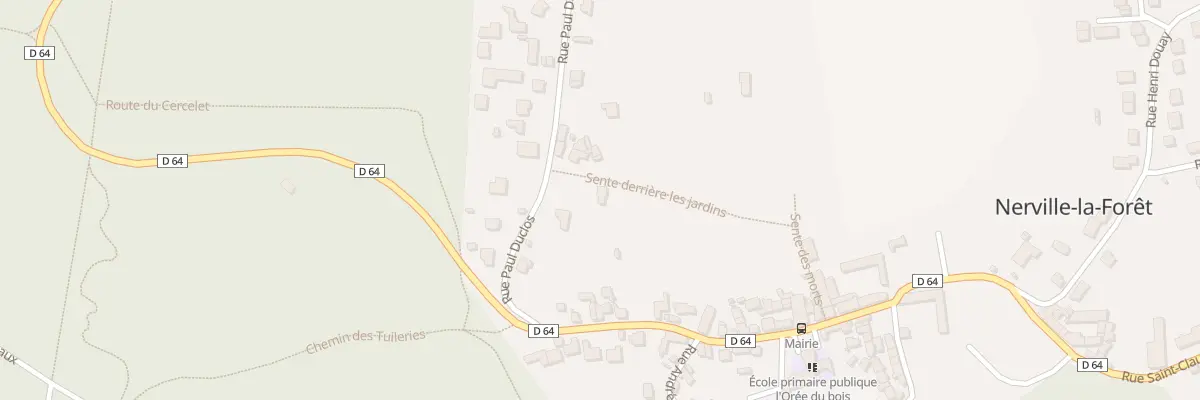 Plan du 19 Rue Paul Duclos à Nerville-la-Forêt