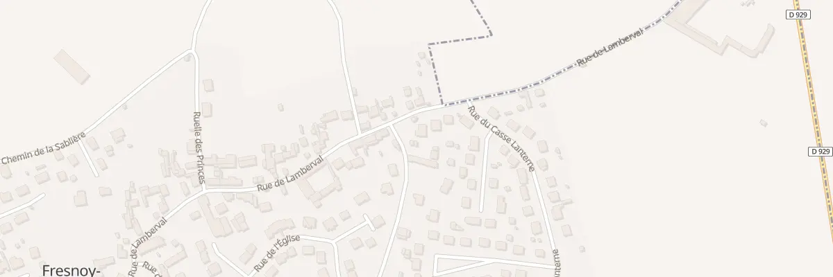 Plan du 37 Rue de Lamberval à Fresnoy-en-Thelle