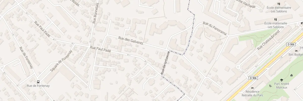 Plan du 14 Rue des Galvents à Clamart