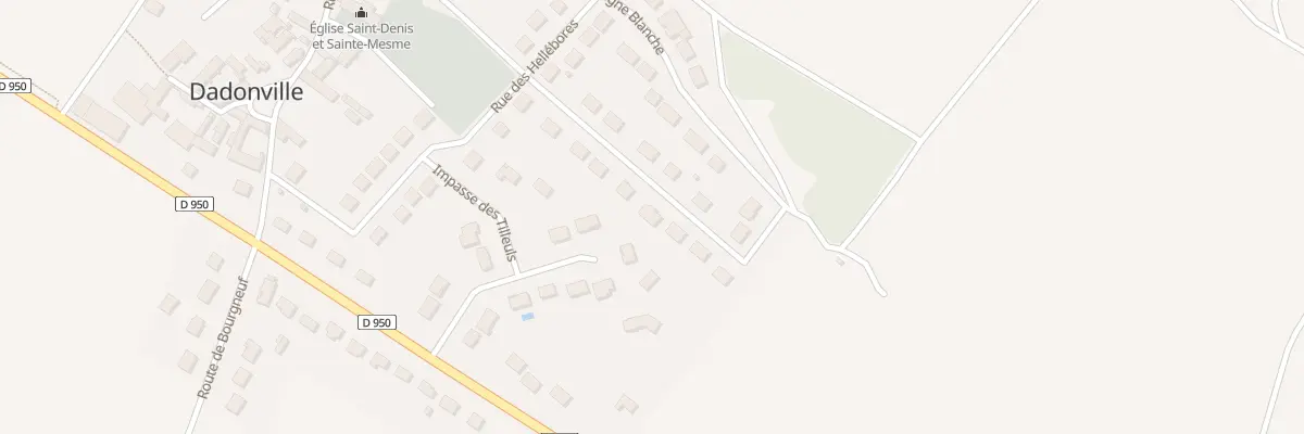 Plan du 10 Rue de la Vigne Blanche à Dadonville