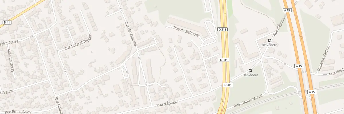 Plan du 11 Sq d’Epinay à Argenteuil